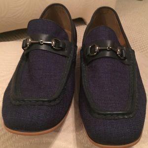 Men’s blue loafers
